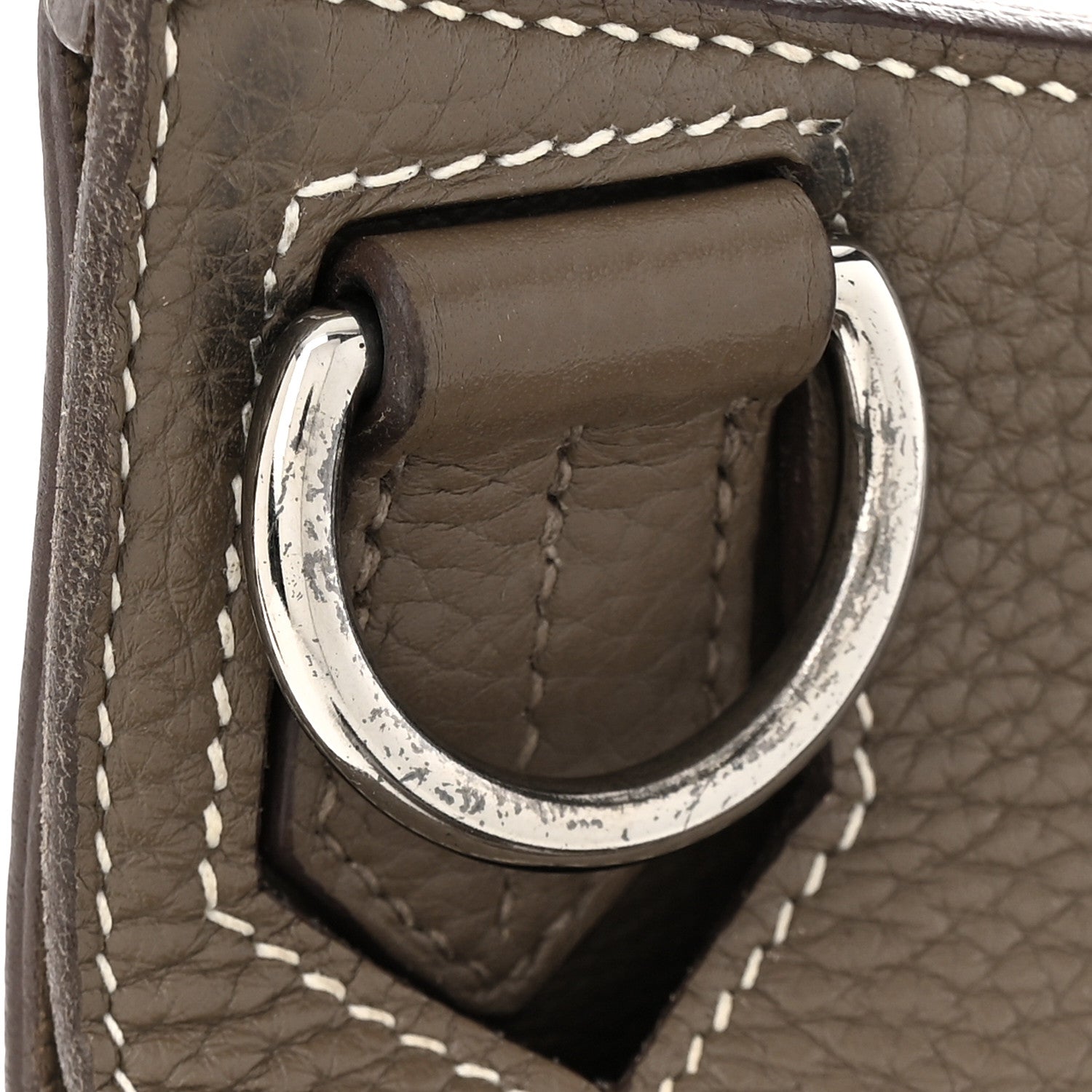 Hermes Taurillon Clemence Jypsiere 34 Etoupe 13 of 13