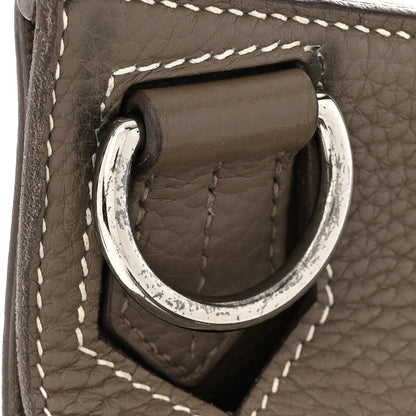 Hermes Taurillon Clemence Jypsiere 34 Etoupe 13 of 13