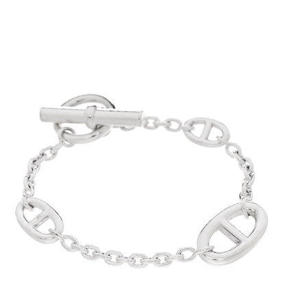 Hermes Sterling Silver Farandole Bracelet LG 1 of 4