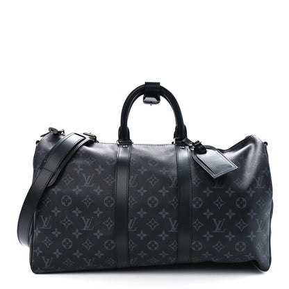Louis Vuitton Monogram Eclipse Keepall Bandouliere 45 1 of 11
