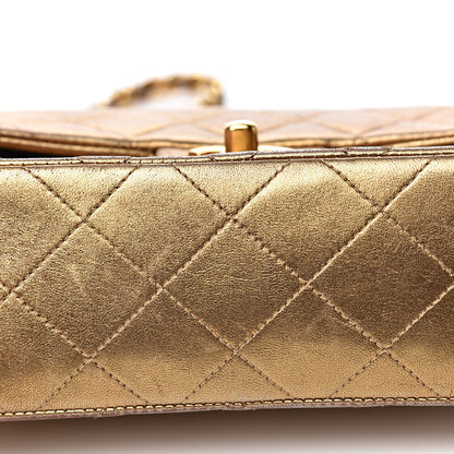 Chanel Metallic Lambskin Quilted Mini Square Flap Gold 16 of 19