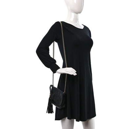 Gucci Vernice Naplack Small Soho Flap Crossbody Black 2 of 11