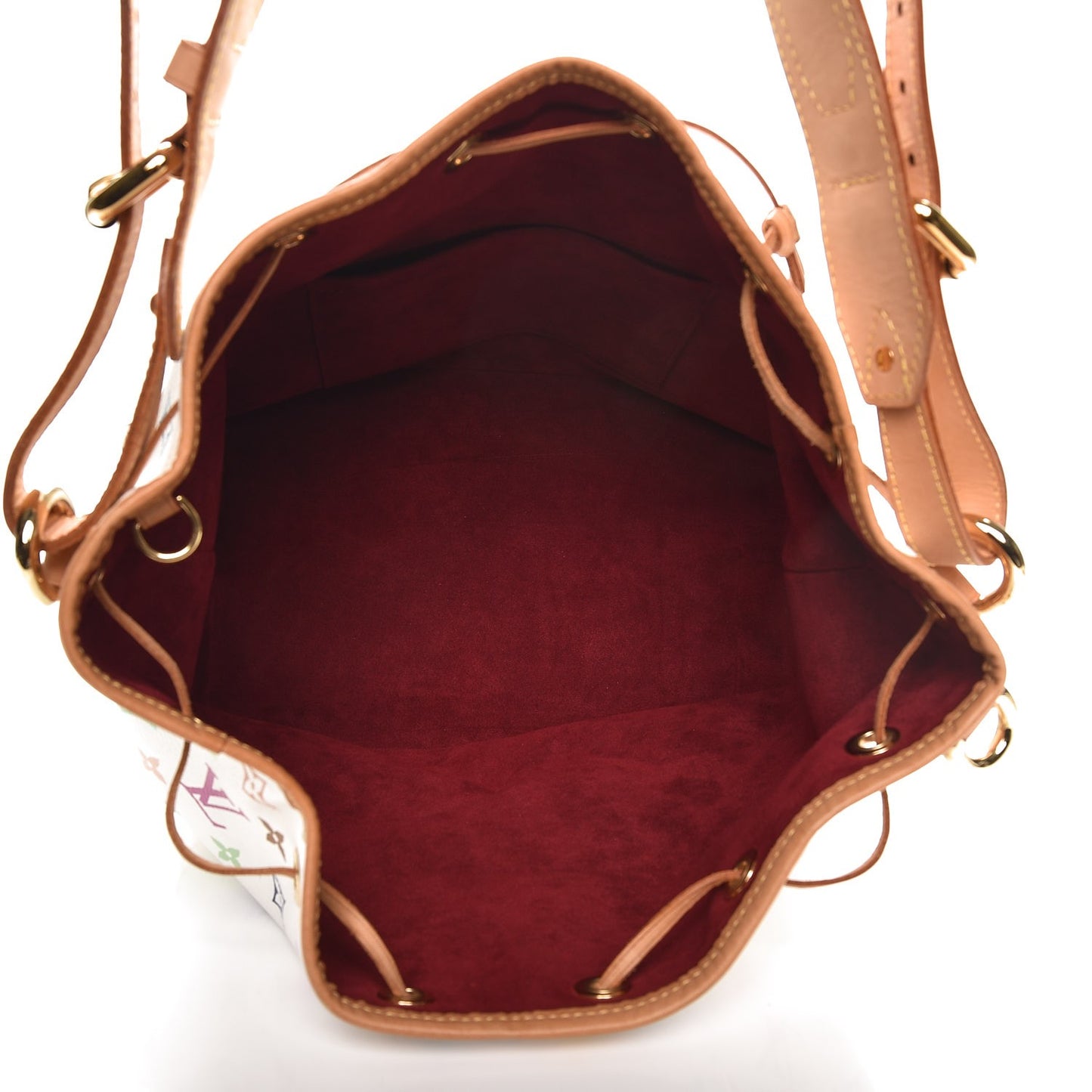 Monogram Multicolor Petit Noe White
