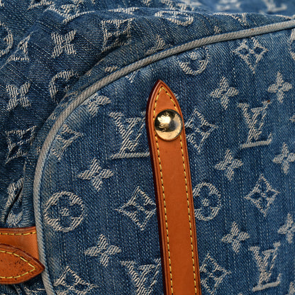 Louis Vuitton Denim Mahina XL Blue 8 of 21