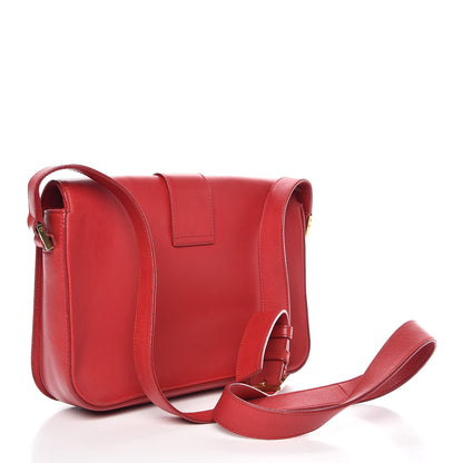 Saint Laurent Calfskin Classic Y Satchel Red 3 of 12
