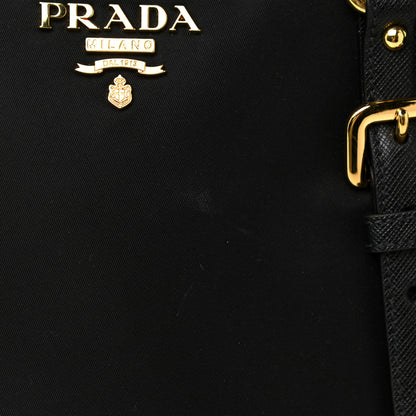 Prada Tessuto Nylon Saffiano Tote Black 10 of 10