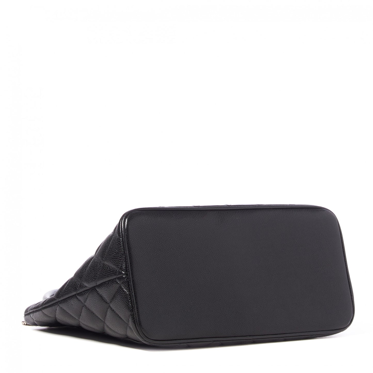 Caviar Quilted Medallion Tote Black