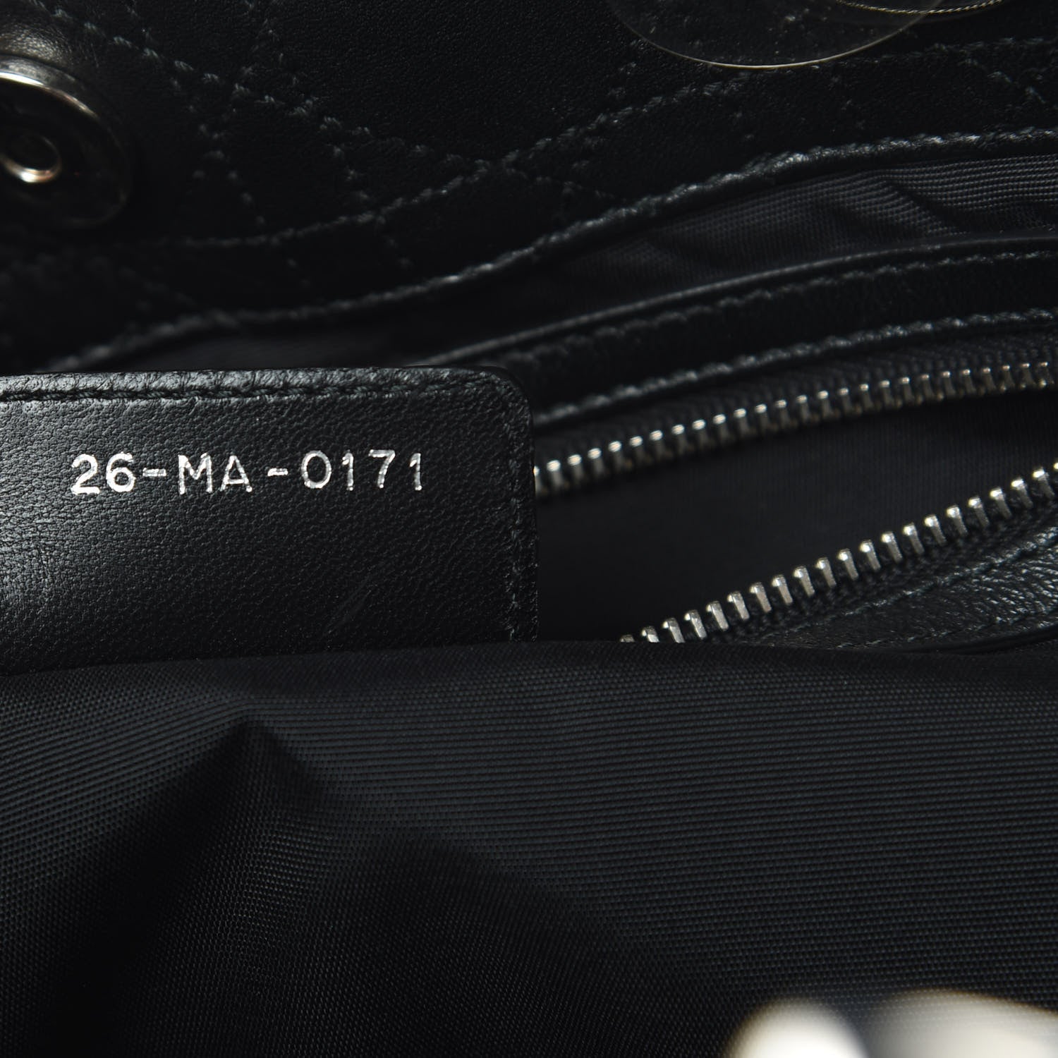 Christian Dior Lambskin Cannage Large Dior Soft Shopping Tote Black 7 of 15