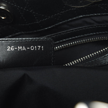 Christian Dior Lambskin Cannage Large Dior Soft Shopping Tote Black 7 of 15