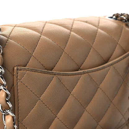 Chanel Lambskin Quilted Mini Rectangular Flap Beige 12 of 12