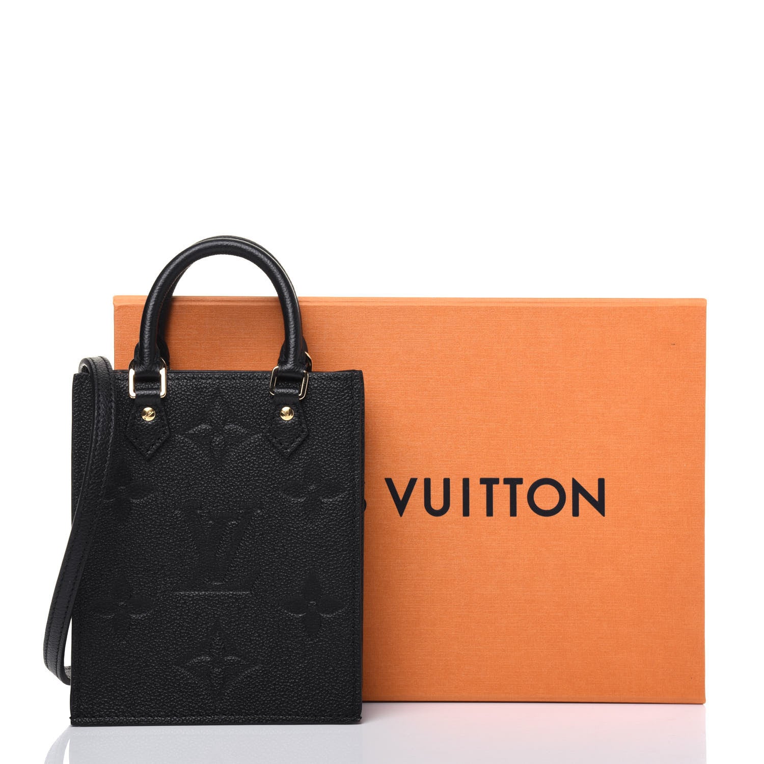 Louis Vuitton Empreinte Monogram Giant Petit Sac Plat Black 11 of 11