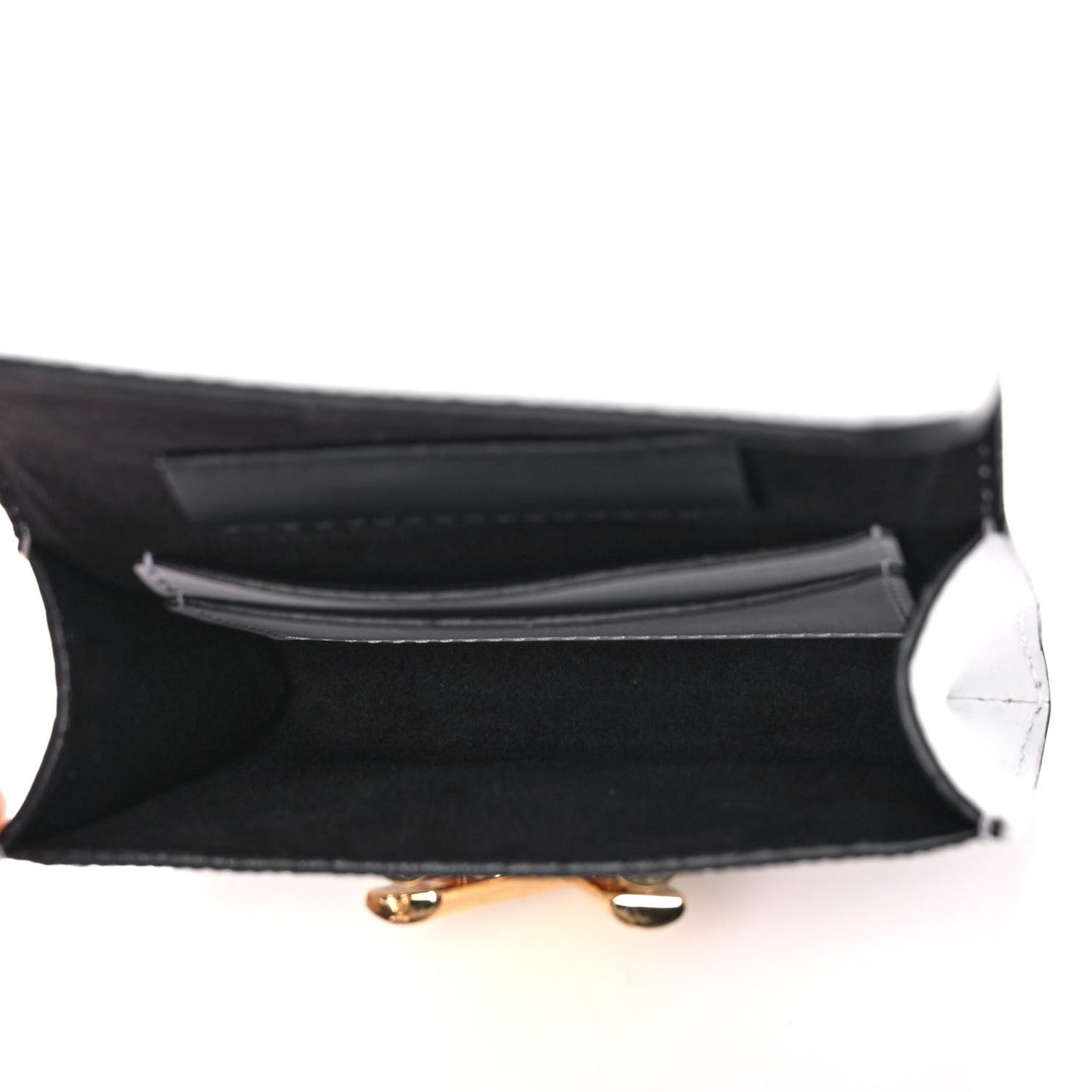 Epi Twist Compact Wallet White