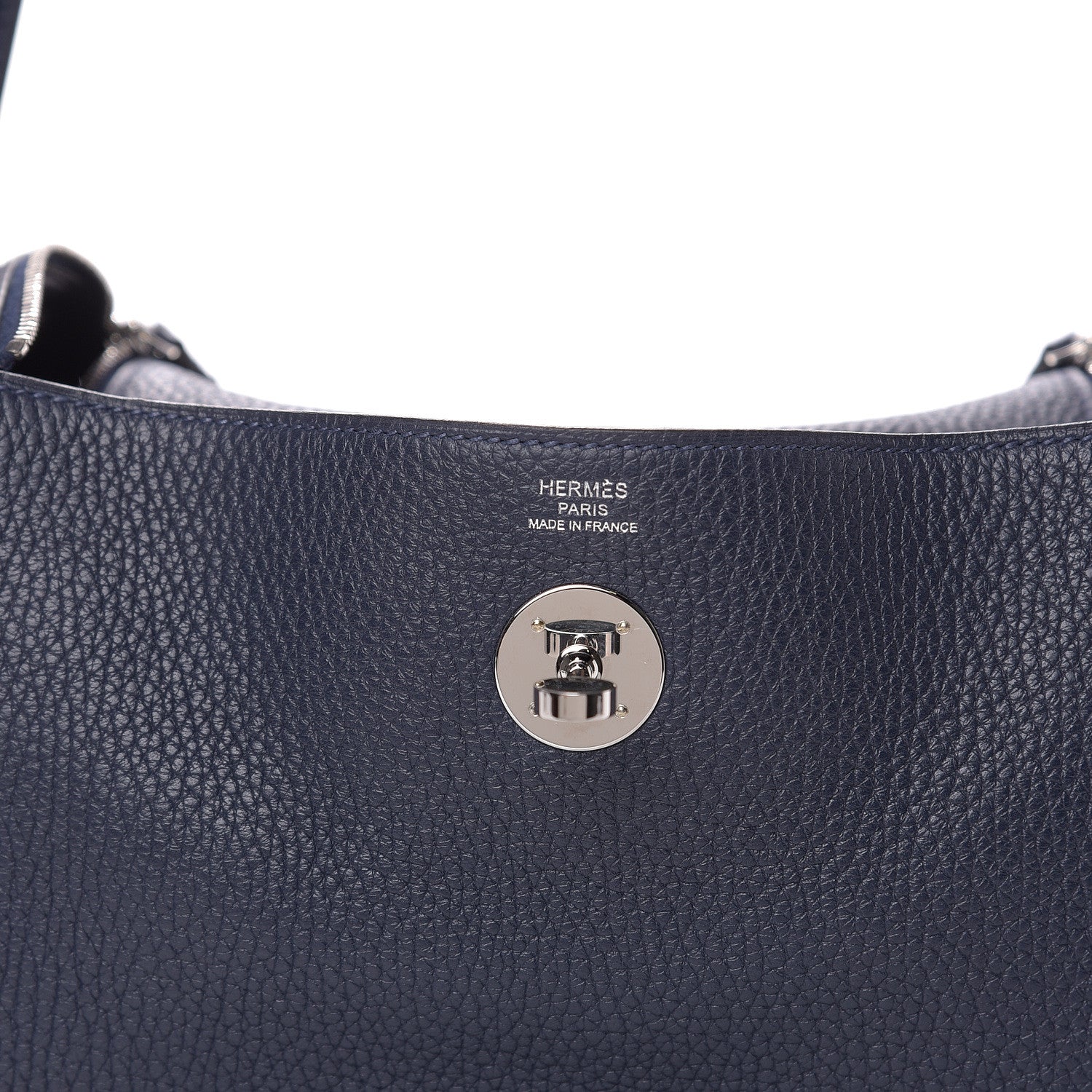 Hermes Taurillon Clemence Lindy 26 Bleu Nuit 6 of 12