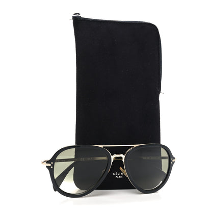 Celine Aviator Sunglasses CL 41374/S Black 7 of 7