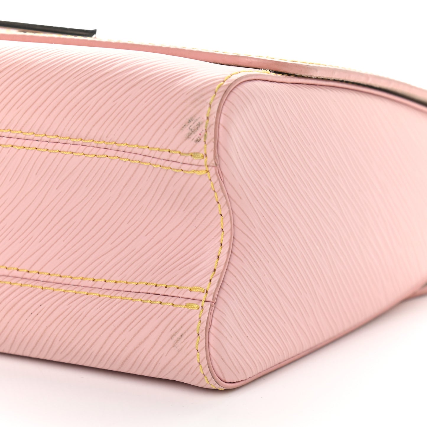 Epi Twist Shoulder Bag MM Rose Ballerine