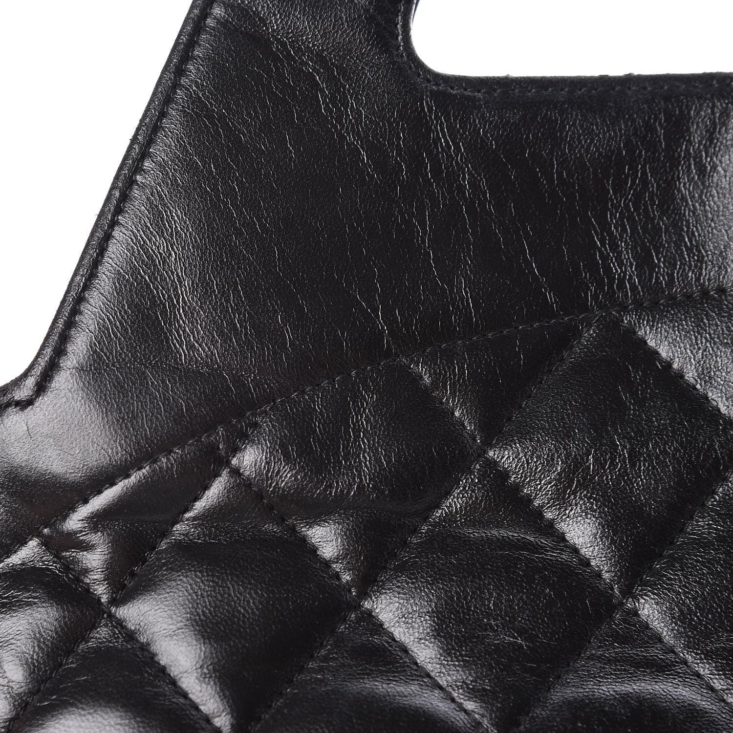 Chanel Lambskin Quilted CC Shoulder Bag Black 14 of 15