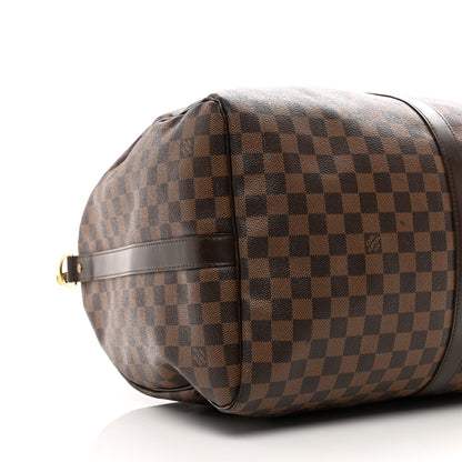 Louis Vuitton Damier Ebene Keepall Bandouliere 55 8 of 10
