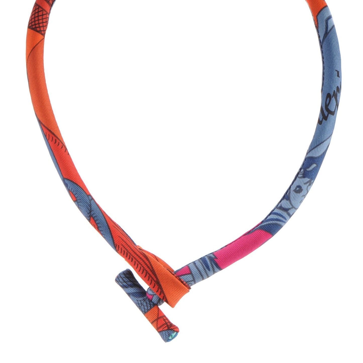 Silk Collier En Soie Petit H Necklace