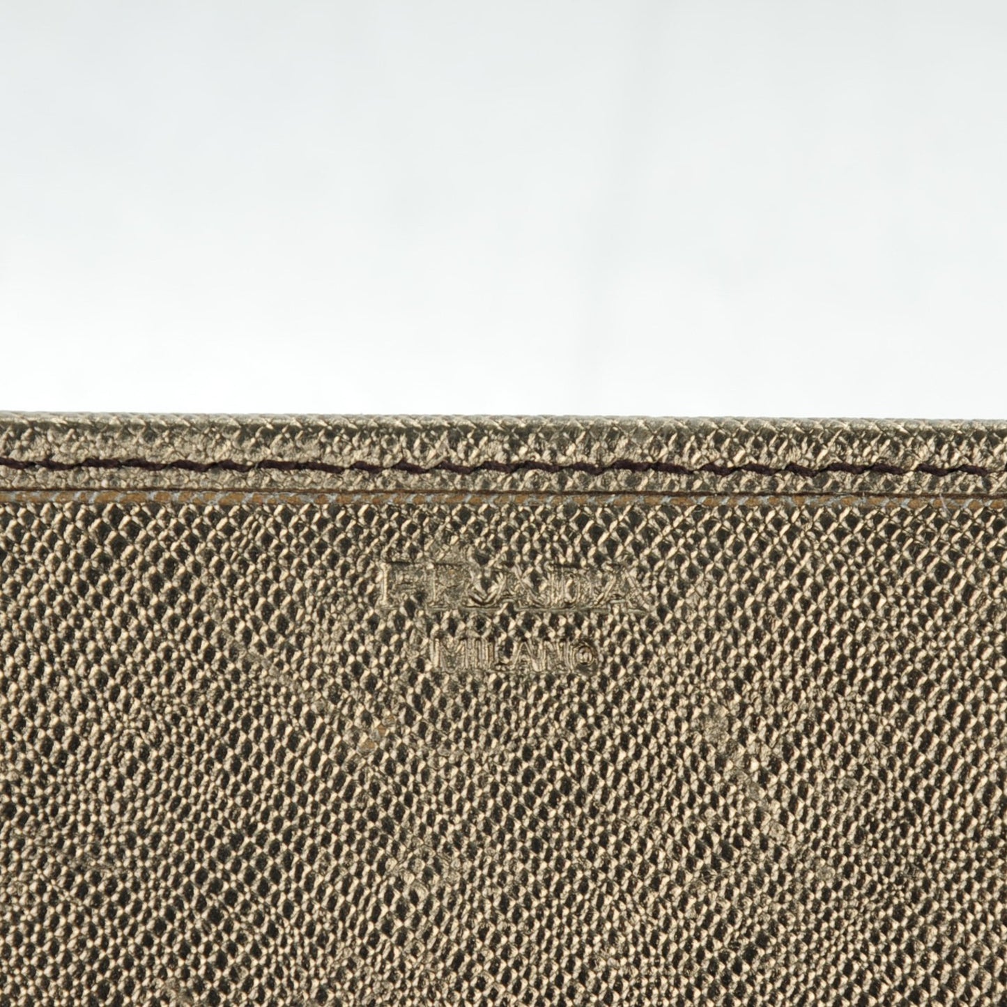 Saffiano Metal Continental Flap Wallet Piombo