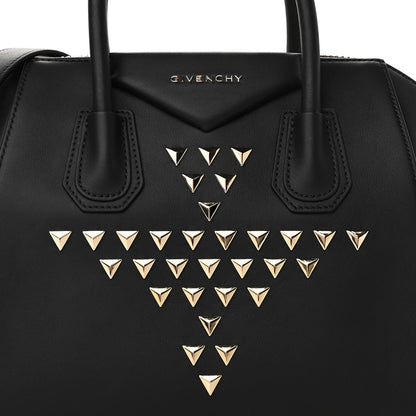 Givenchy Calfskin Triangle Studded Small Antigona Black 8 of 11