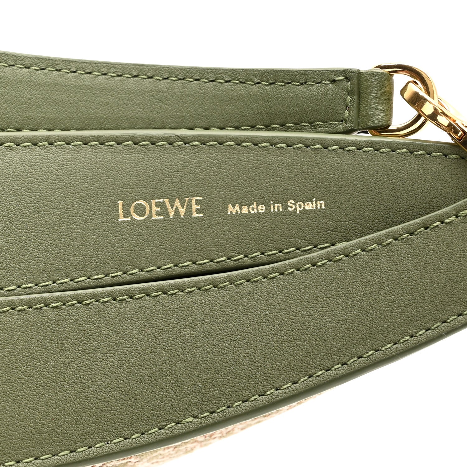 Loewe Jacquard Anagram Calfskin Luna Bag Avocado 6 of 10