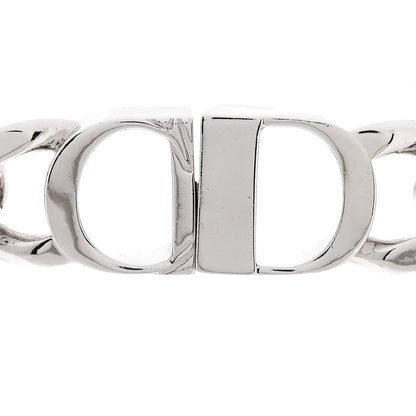 Christian Dior Metal CD Icon Chain Link Necklace Silver 5 of 7