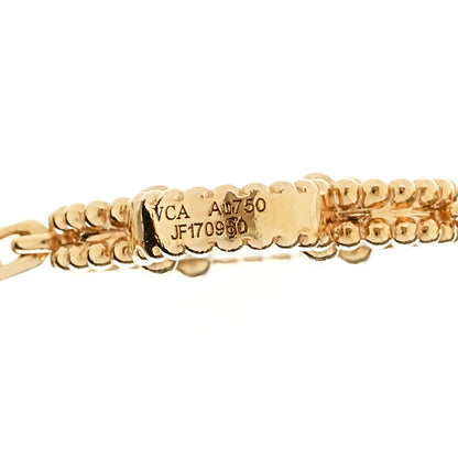 Van Cleef & Arpels 18K Yellow Gold Mother of Pearl 10 Motifs Vintage Alhambra Necklace 5 of 6