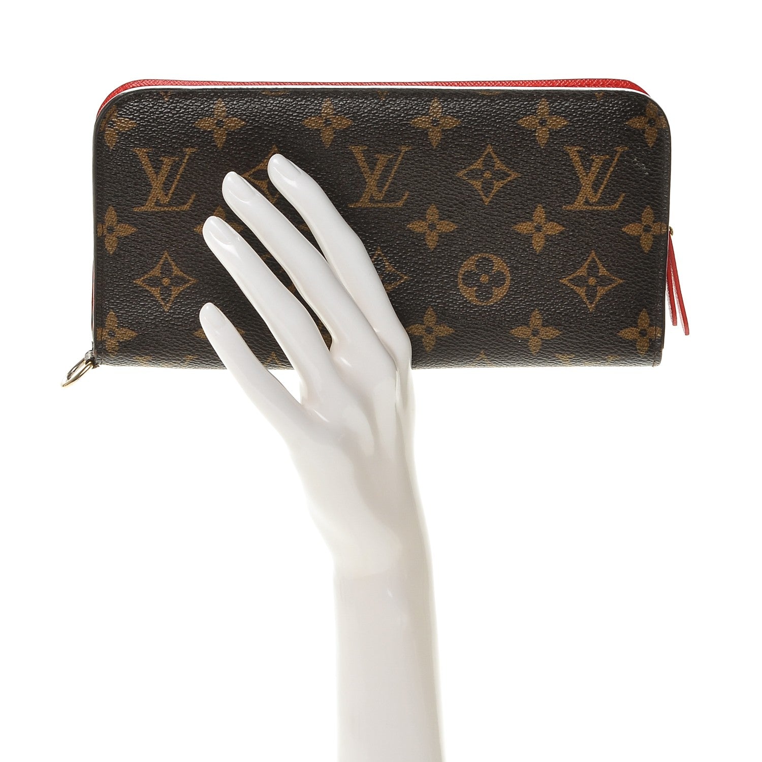 Louis Vuitton Monogram Kusama Waves Insolite Wallet Red 2 of 6