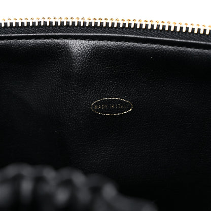 Chanel Lambskin Vanity Cosmetic Case Black 7 of 14