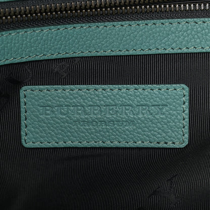 Burberry Grainy Calfskin Messenger Green 6 of 16