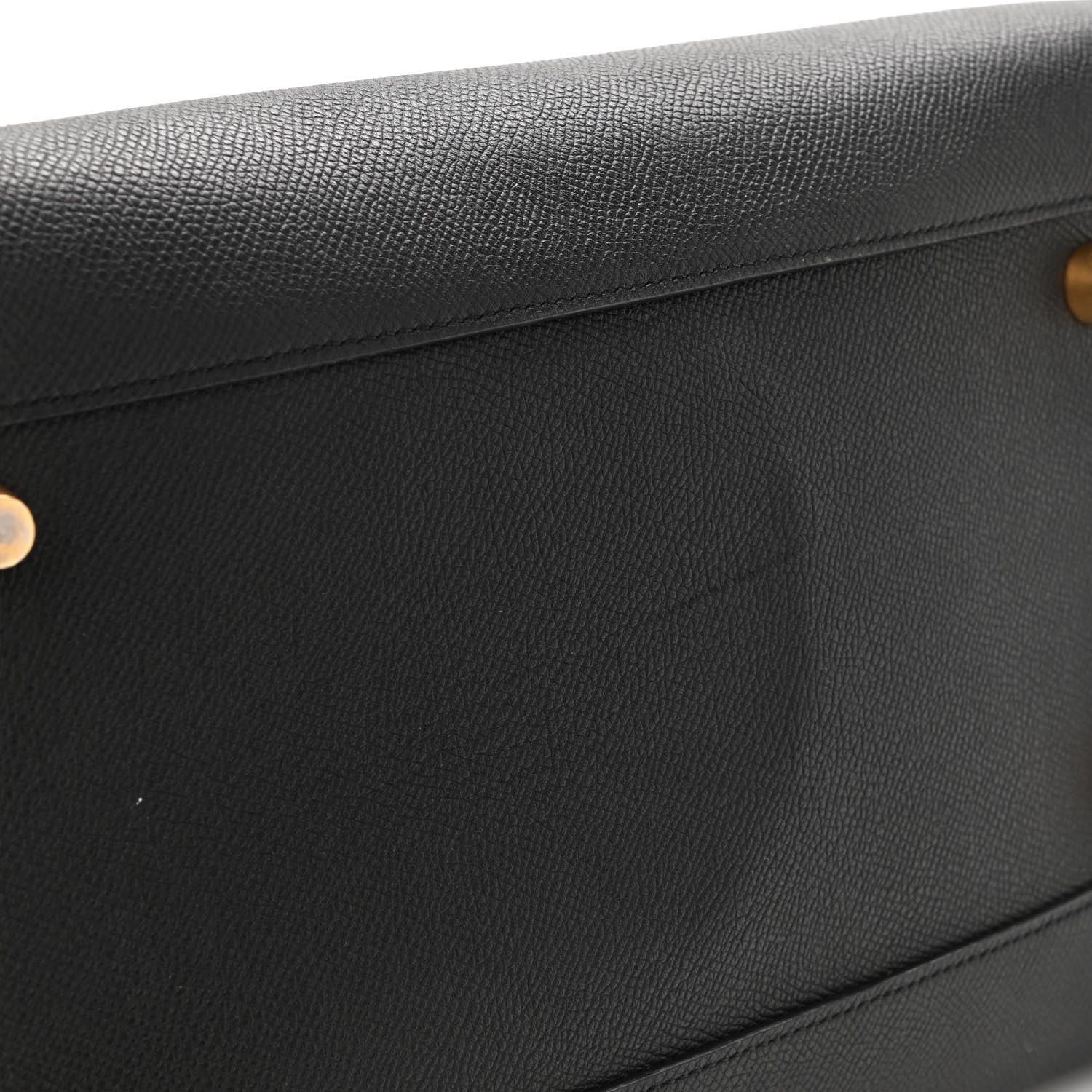 Celine Grained Calfskin Large Belt Bag Black 10 of 10