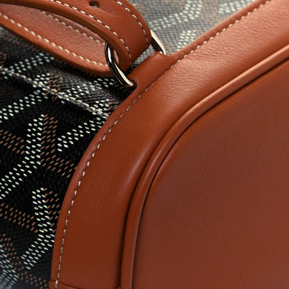 Goyard Goyardine Calfskin Mini Alpin Backpack Black Gold 10 of 11