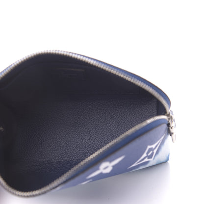 Louis Vuitton Monogram Giant Escale Cosmetic Pouch Blue 5 of 6