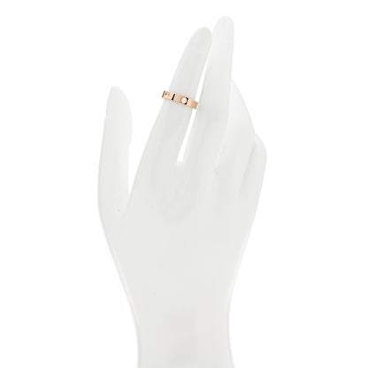 Louis Vuitton 18K Rose Gold Empreinte Ring 48 4.5 2 of 5