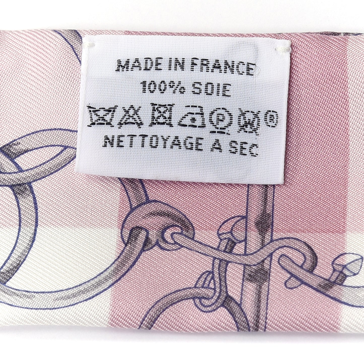 Silk Mors Et Gourmettes Vichy Twilly Parme Mauve White