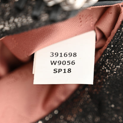 Stella McCartney Chamois Shiny Dotted Tiny Falabella Fold Over Tote Ruthenium 7 of 10