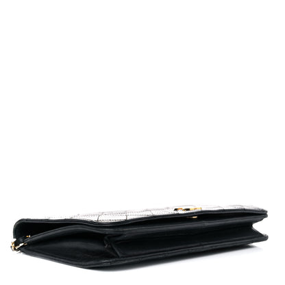 Chanel Lambskin Quilted Wallet On Chain WOC Black 4 of 28