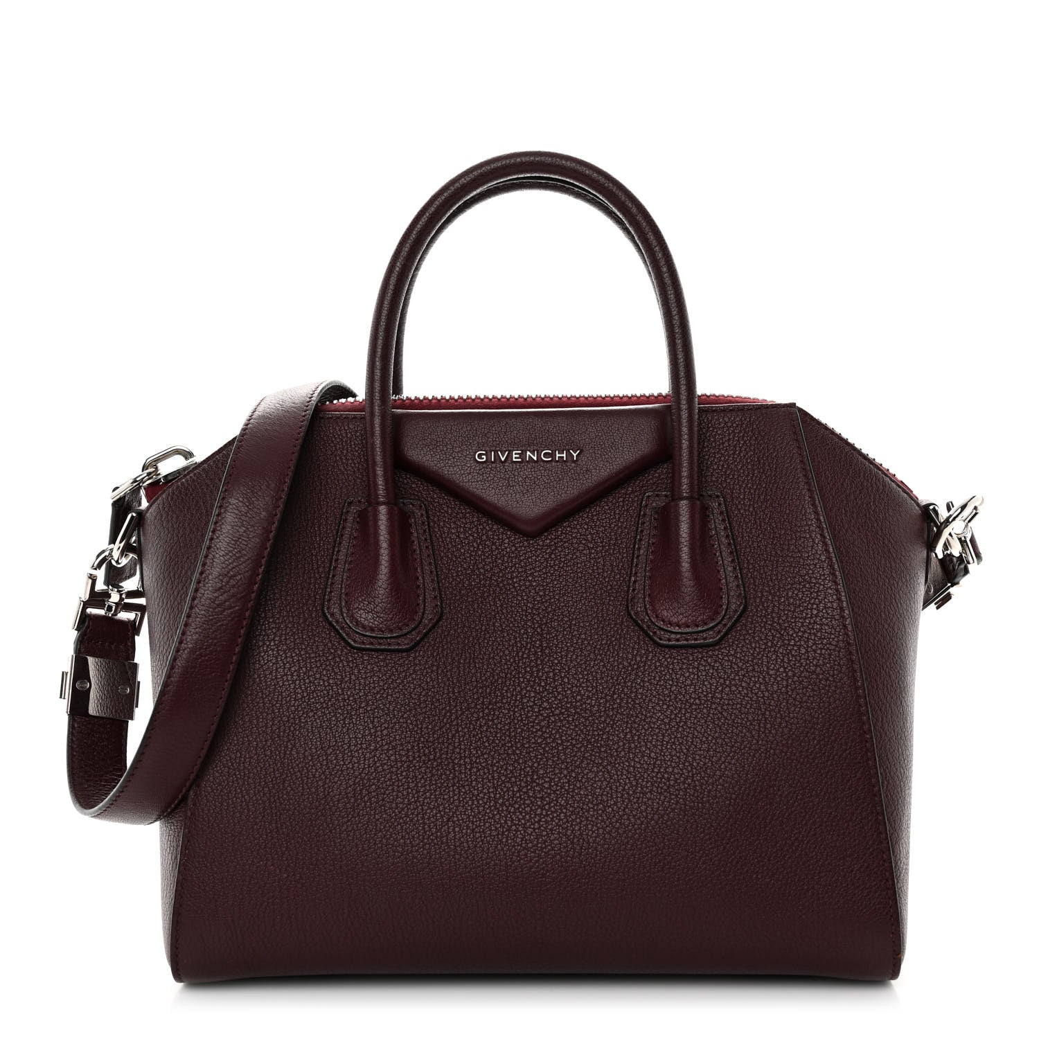 Givenchy Sugar Goatskin Small Antigona Aubergine 1 of 11