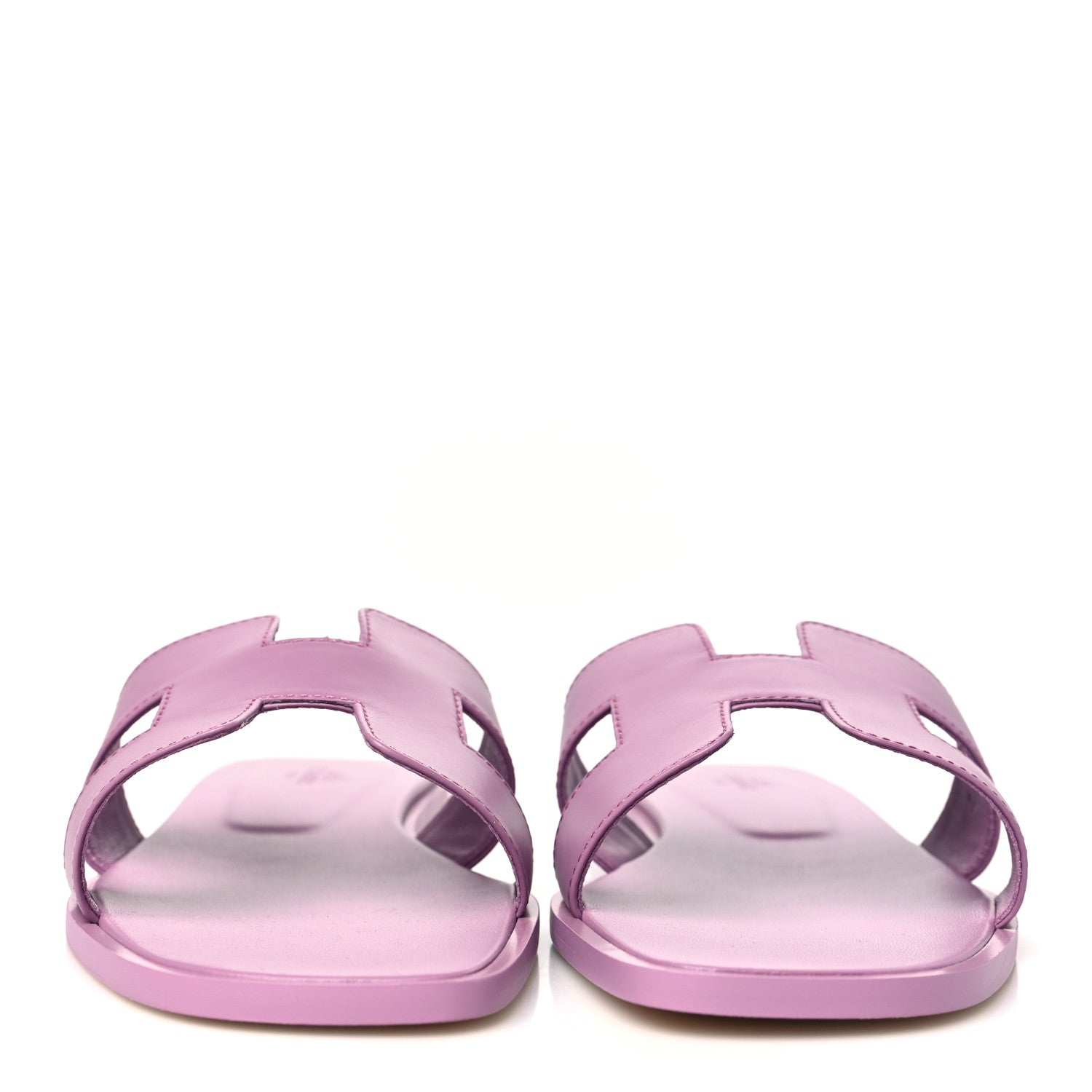 Hermes Calfskin Oran Sandals 40 Bruyère 2 of 9