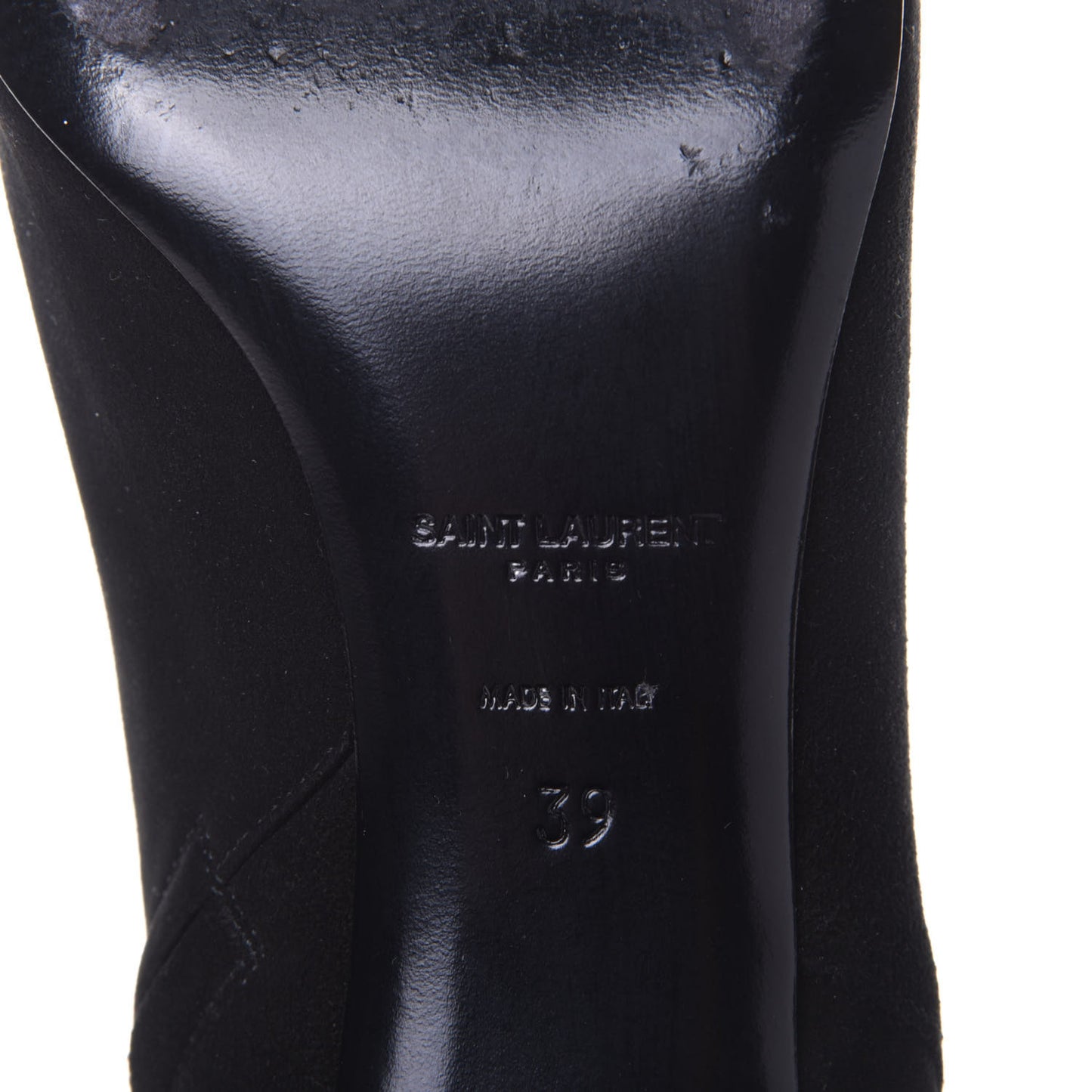 Kid Scamosciato Loulou 70 Ankle Zip Boot 39 Black