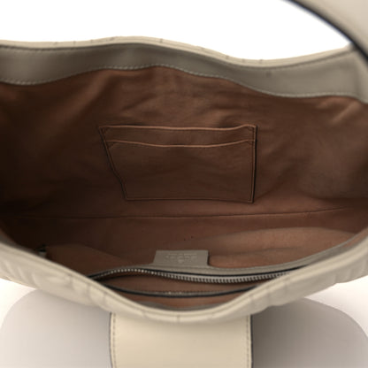 Gucci Calfskin Web Quilted Small Dionysus Hobo White 9 of 21