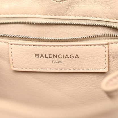 Balenciaga Calfskin Papier Mini A4 Zip Around Tote Light Beige 7 of 13