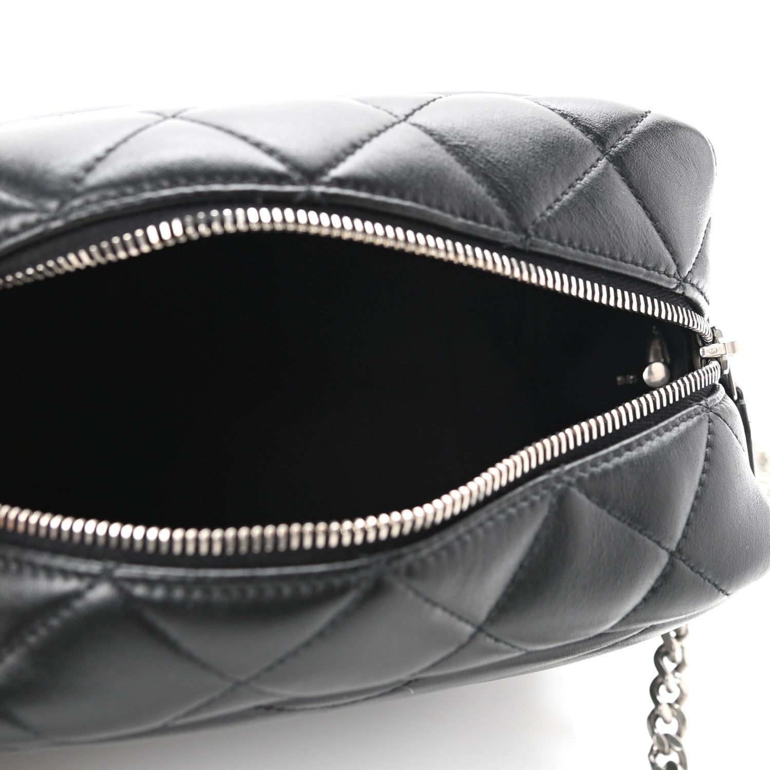Saint Laurent Calfskin Y Quilted Monogram Small Loulou Bowling Bag Black 5 of 10