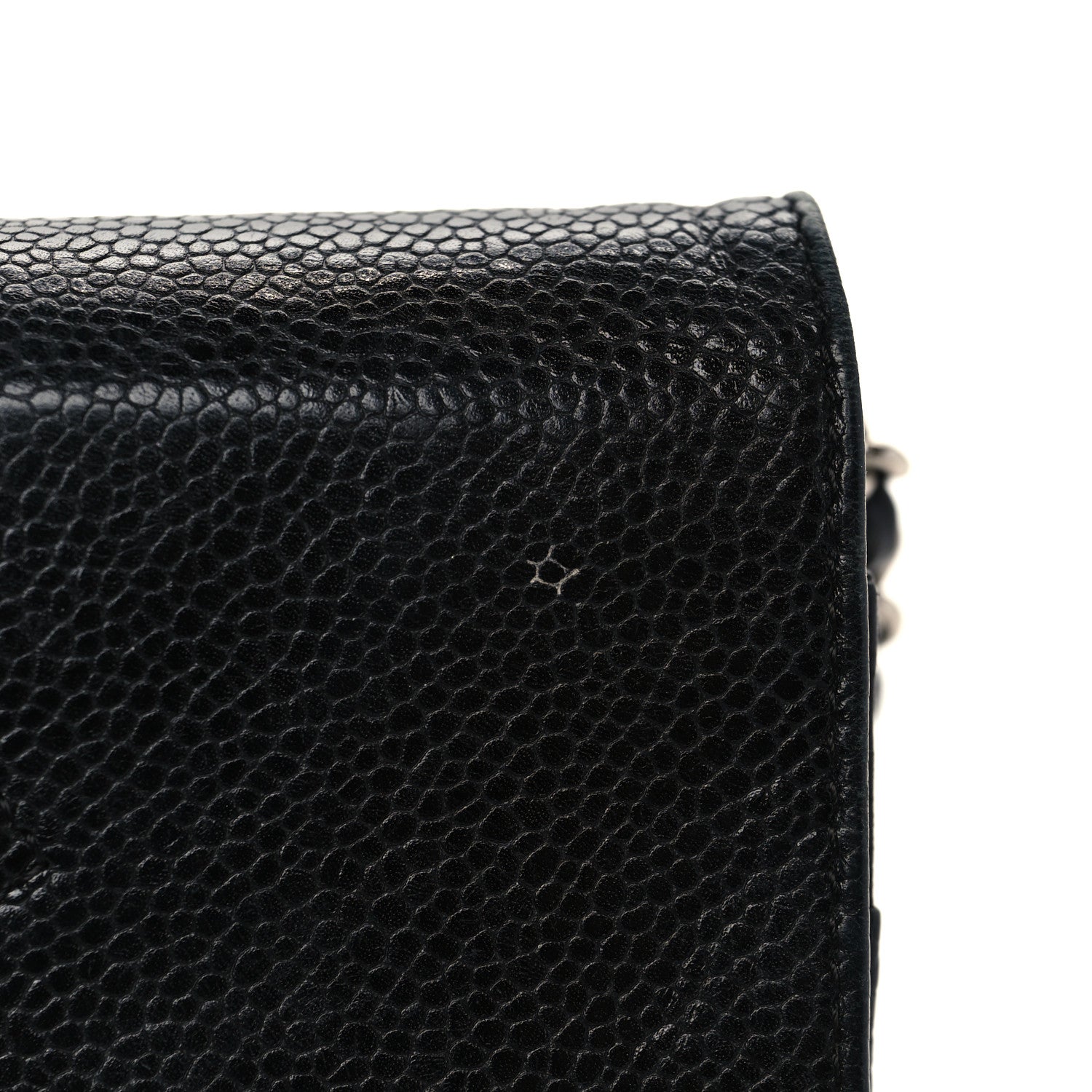 Chanel Caviar Timeless CC Wallet On Chain WOC Black 10 of 11