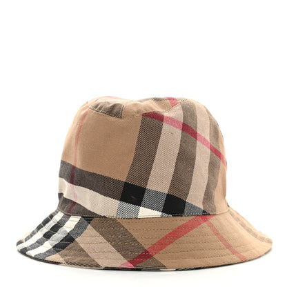 Burberry Technical Cotton Giant Check Bucket Hat M 6 of 9