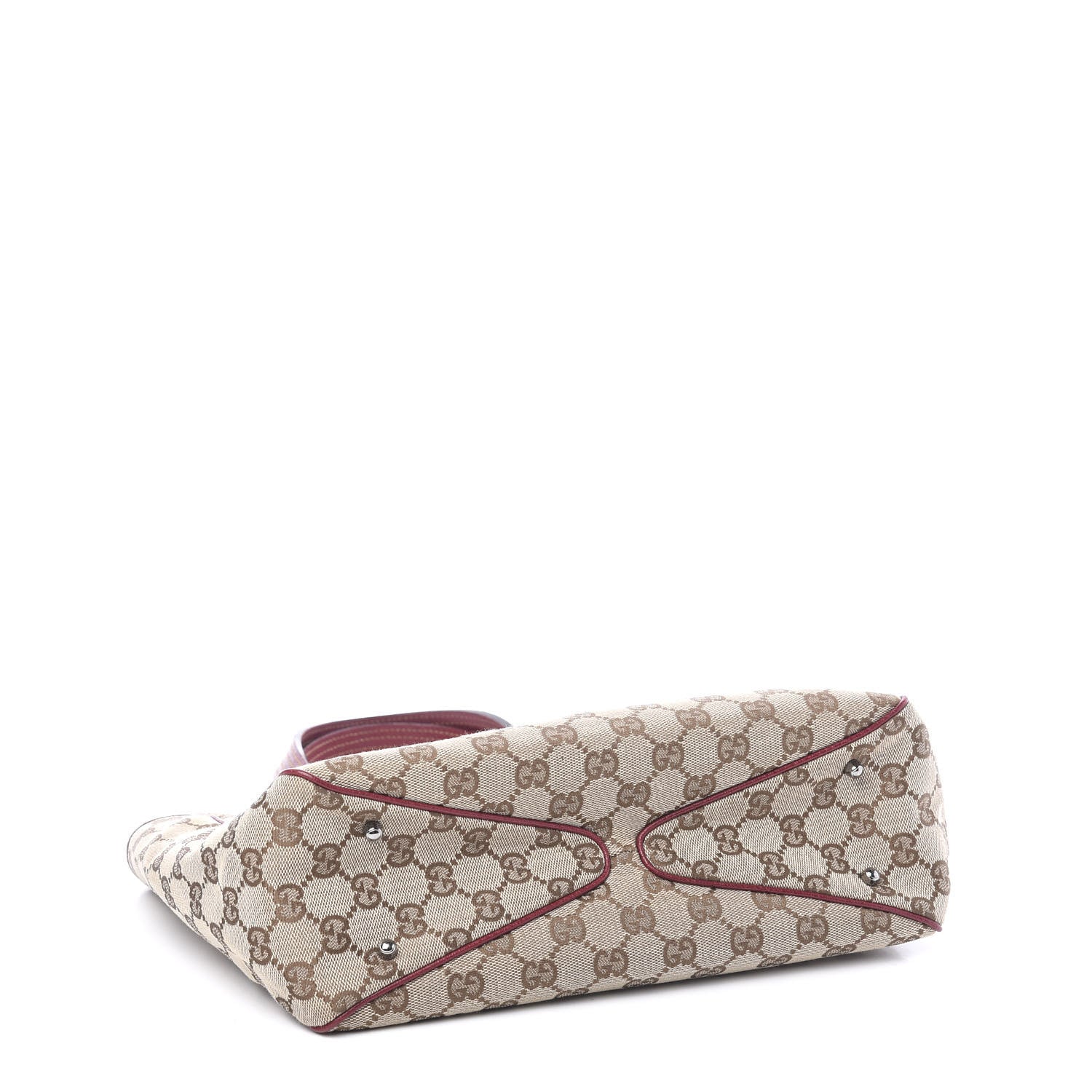Gucci Monogram Medium Tote Red 3 of 9