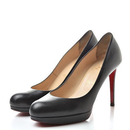 Christian Louboutin Kid New Simple 100 Pumps 39 Black 3 of 13