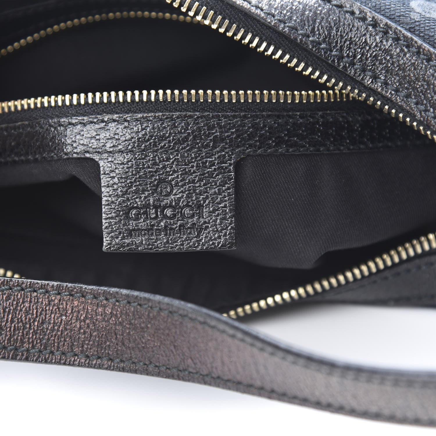 Gucci Monogram Small Charmy Hobo Black 6 of 13