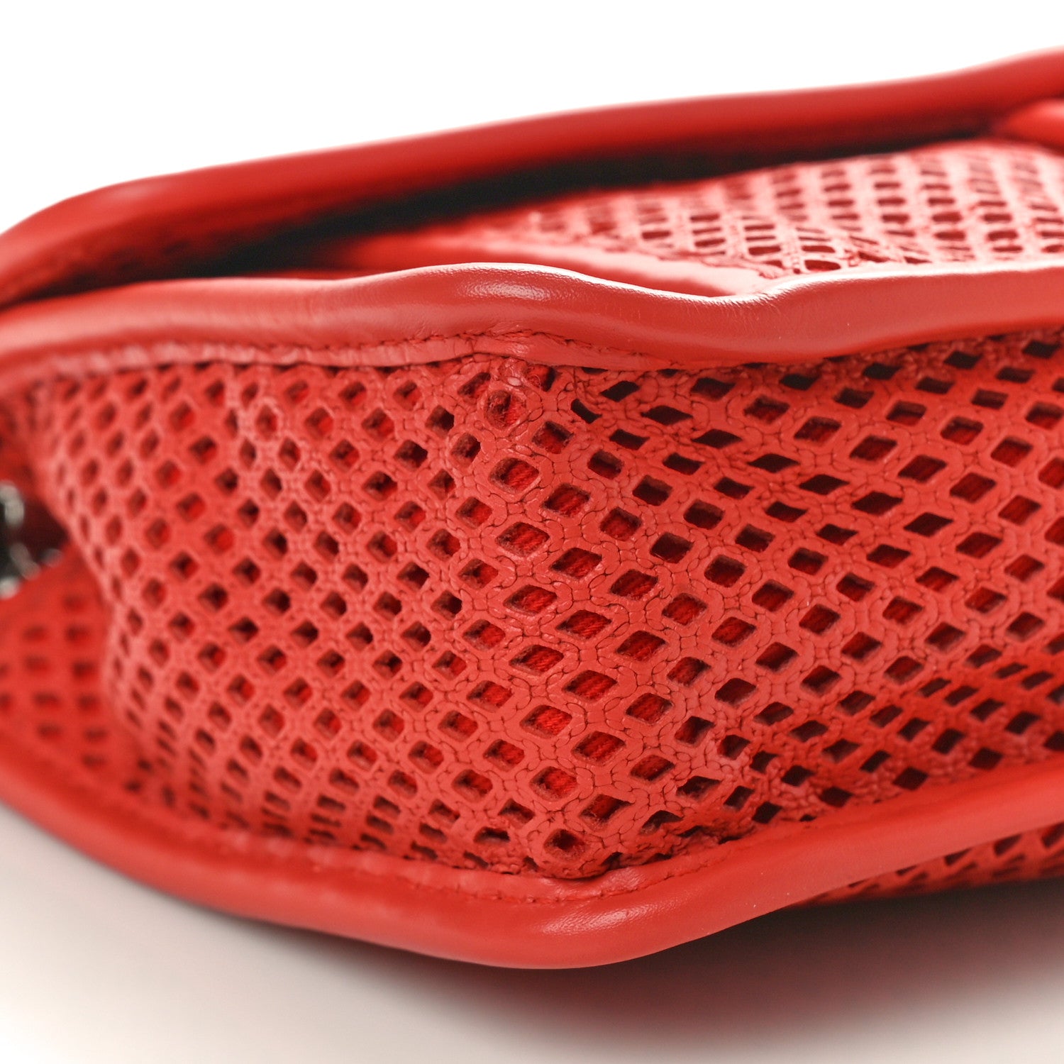 Chanel Perforated Calfskin Large Up In The Air Flap Red 9 of 10