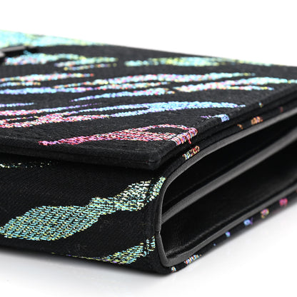 Saint Laurent Tiger Burnout Monogram Chain Wallet Multicolor 11 of 12